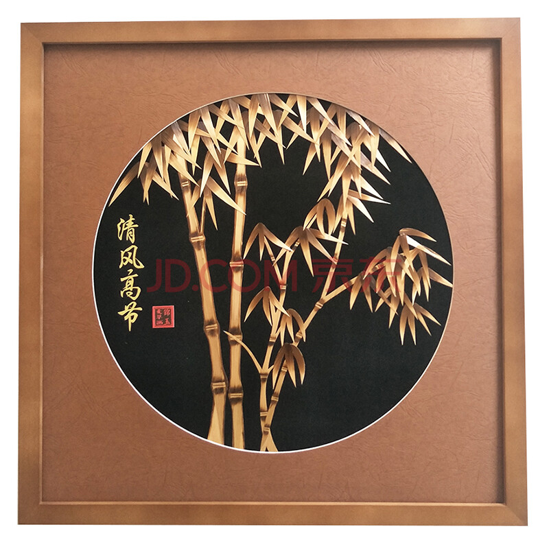 清風高節(jié) 姚玉娥麥稈畫藝術(shù)珍品賞析
